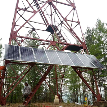 大兴安岭塔河林业局森林防火太阳能离网供电系统